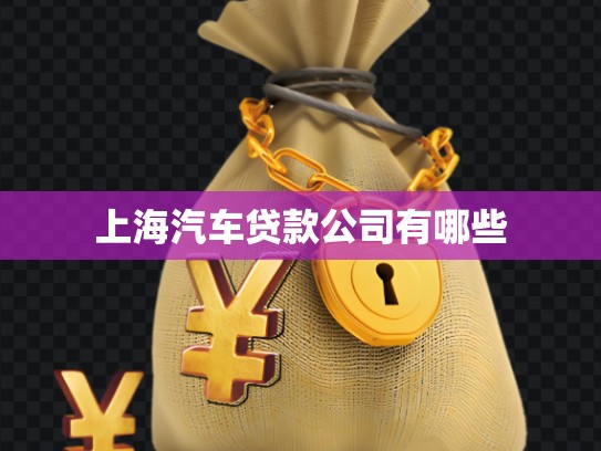上海汽車貸款公司有哪些 上海汽車貸款公司有哪些