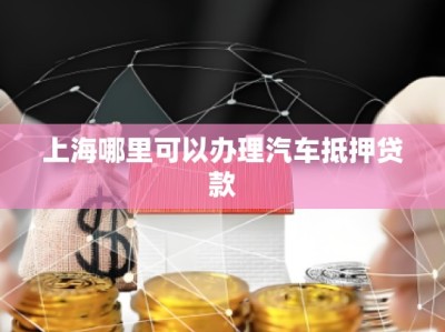 上海哪里可以辦理汽車(chē)抵押貸款
